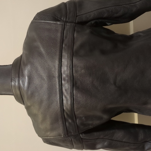 First Classics Women's Black Removable Lined Motorcycle Leather Jacket Size M - Picture 15 of 16